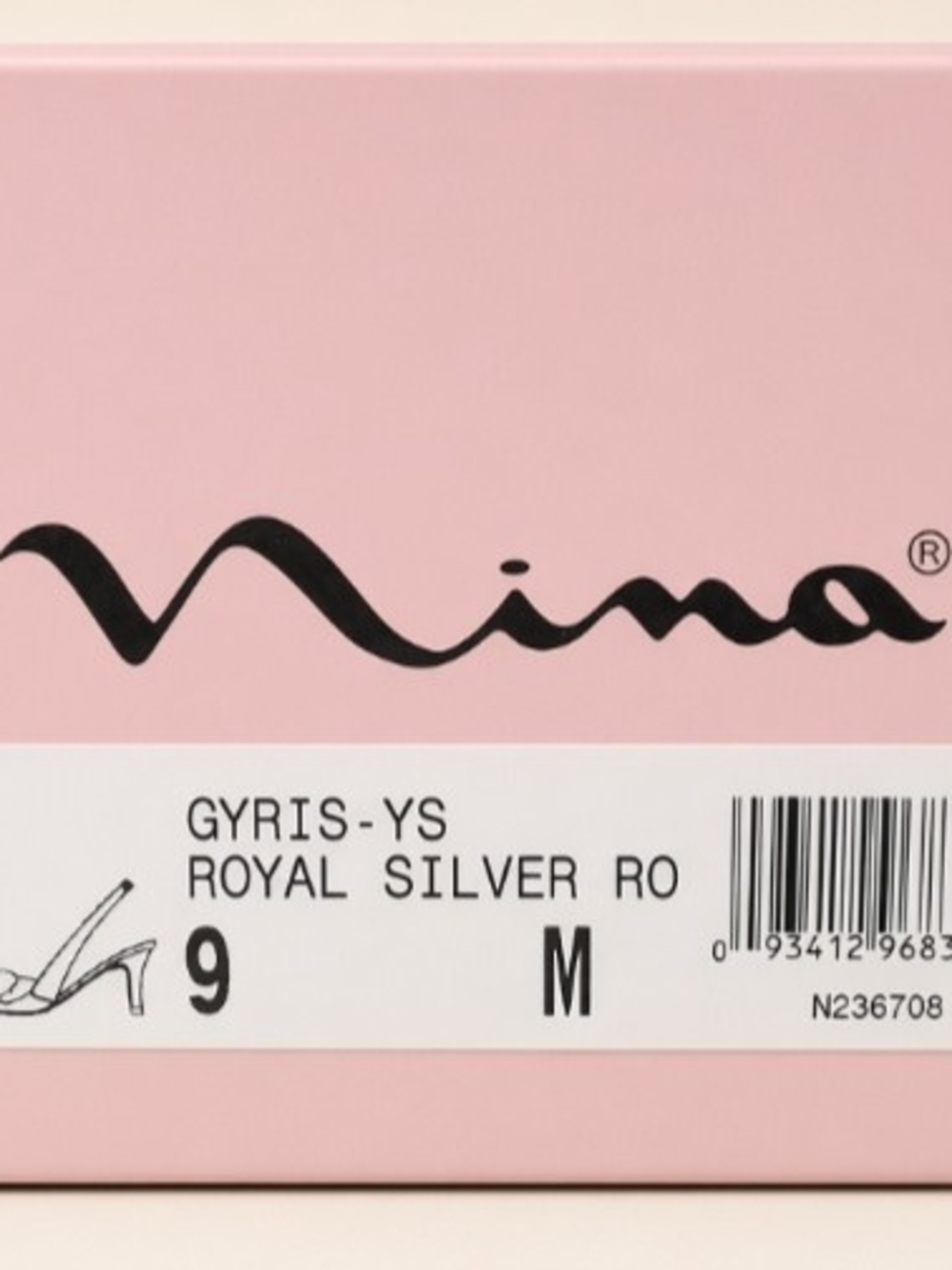 Nina Gyris-YS Heels in Royal Silver (Size 9)